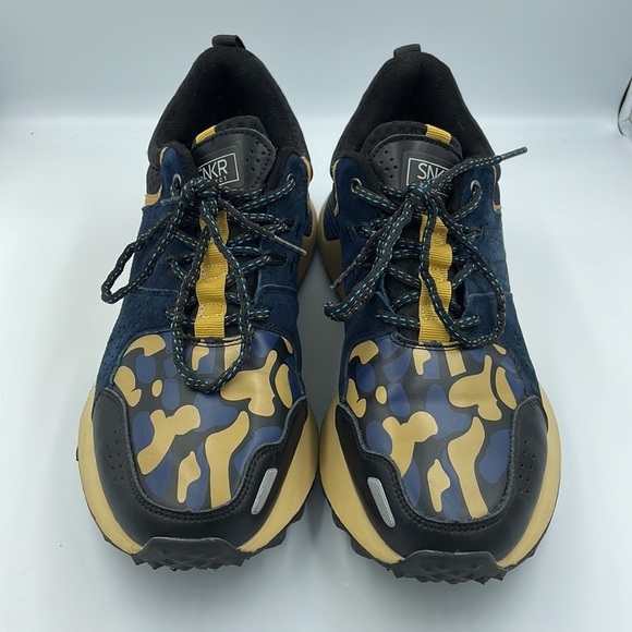 SNKR Project Men's Duane Lace Up Sneakers Navy/Tan Color US 12M - Picture 3 of 15